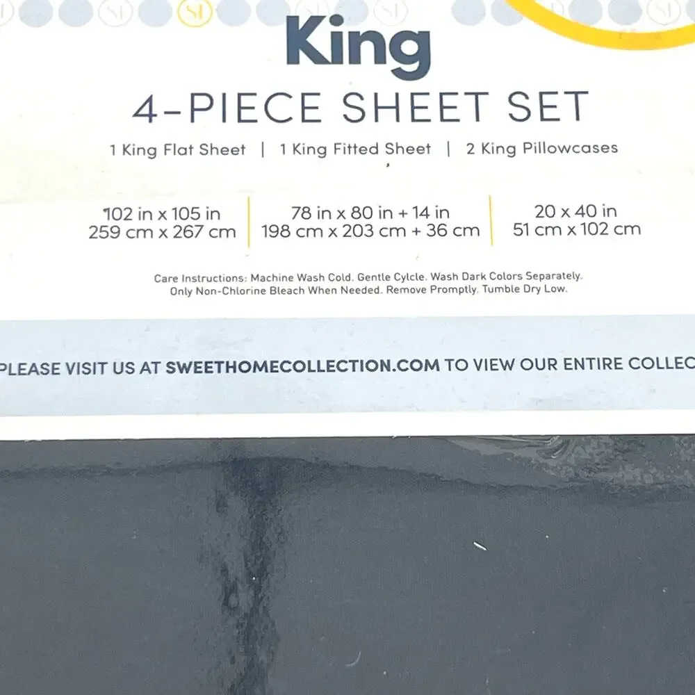 Sweet Home 1500 suprime luxury collection king sheet set